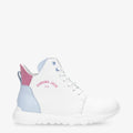 Jayla sneakers de piel con forro interior de piel. blanco