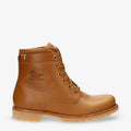 P03 Thunder botas de piel con forro interior de piel. camel