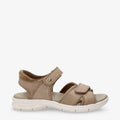 Sanders sandalias de piel con forro interior de lycra. taupe